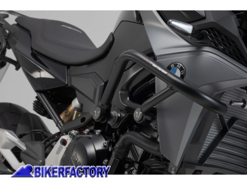 Protezione motore / carena paracilindri tubolare SW-Motech nero x BMW F900R