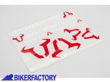 BikerFactory Kit Adesivi SW Motech in varie dimensioni colore bianco rosso WER GIV 017 10001 1044649