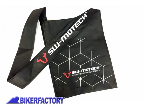BikerFactory Borsa tracolla promotion bag in tessuto con logo SW Motech Bikerfactory 40x31 cm BKL 96 013 00S 1042468