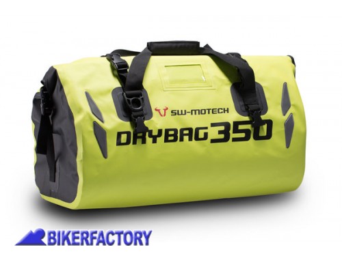 BikerFactory Borsa Posteriore impermeabile SW Motech DRYBAG 350 35 lt colore giallo neon Security Line BC WPB 00 001 10001 Y 1028937