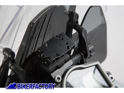 BikerFactory Supporto SW Motech porta GPS con QUICK LOCK specifico per KTM 1290 Super Adventure T GPS 04 588 10000 B 1033022