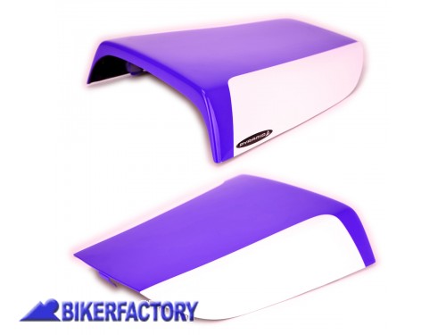 BikerFactory Copertura sella posteriore unghia coprisella PYRAMID colore Purple White viola e bianco x KAWASAKI ZX 7 R Ninja PY08 13560E 1033038