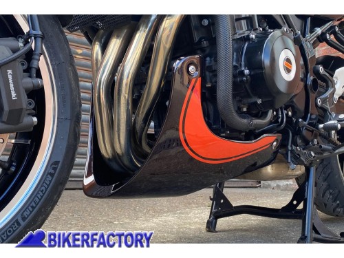BikerFactory Puntale motore spoiler PYRAMID Marrone metallizzato arancione metallizzato x Kawasaki Z 900 RS PY08 23905E 1049303