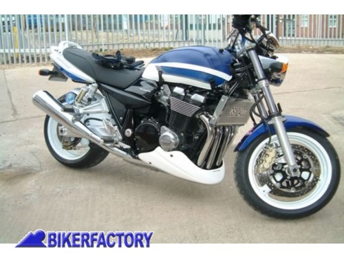 BikerFactory Puntale motore spoiler PYRAMID colore Gloss Black nero lucido x SUZUKI GSX 1400 PY05 20411B 1033129