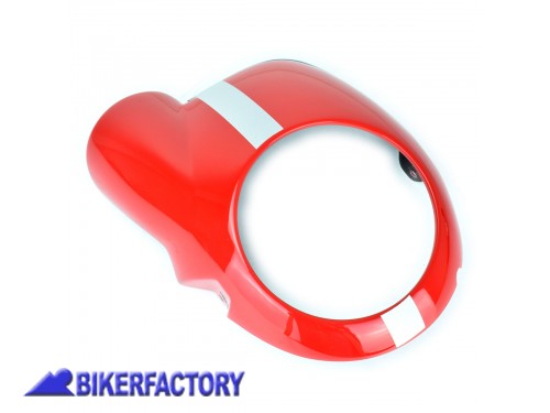 BikerFactory Schermo anteriore copri faro PYRAMID colore Red rosso x DUCATI Scrambler PY22 250000F 1038233