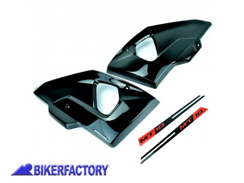 BikerFactory Semi carena superiore sportiva PYRAMID colore Gloss Black nero lucido x YAMAHA MT 10 MT 10 SP PY06 22141B 1037278