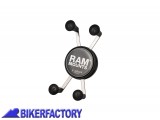 BikerFactory Porta cellulare Morsetto RAM X Grip per smartphone 2 2 8 2 cm completo di aggancio a sfera CPA 00 424 12600 B 1038482