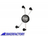 BikerFactory Porta cellulare Morsetto RAM X Grip per smartphone 4 4 11 4 cm completo di aggancio a sfera CPA 00 424 12700 B 1038483