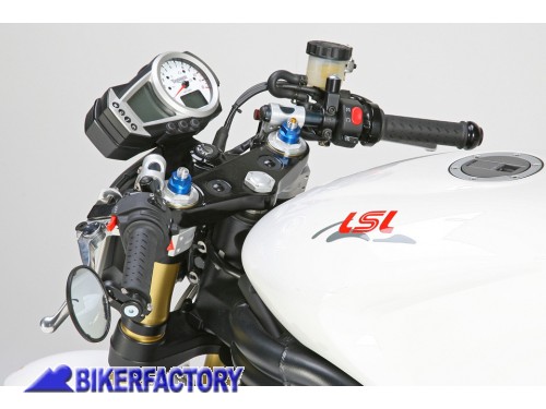 BikerFactory Kit semimanubrio LSL CLIP ON Tour Match per TRIUMPH Speed Triple 1050 PW 11 150T033 1026912