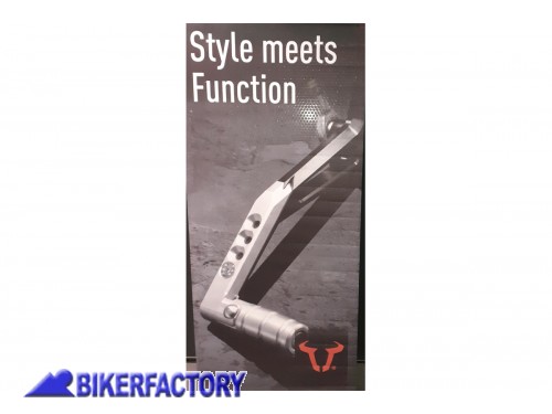 BikerFactory Banner verticale Pedale cambio Style Meets Function Sw Motech 85 mm x 200 mm LOG 00 000 058 1042852