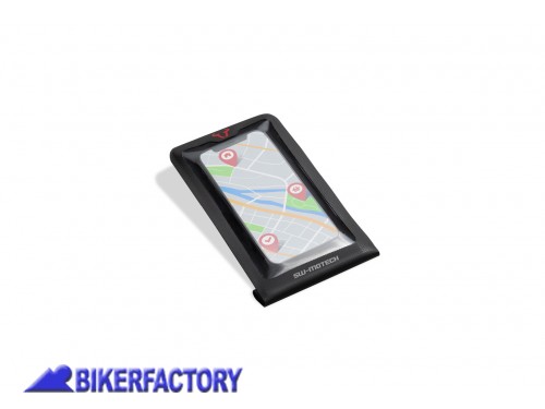 BikerFactory Custodia impermeabile SW Motech porta smartphone per borse da serbatoio Quick Lock PRO BC TRS 00 152 30001 1049405