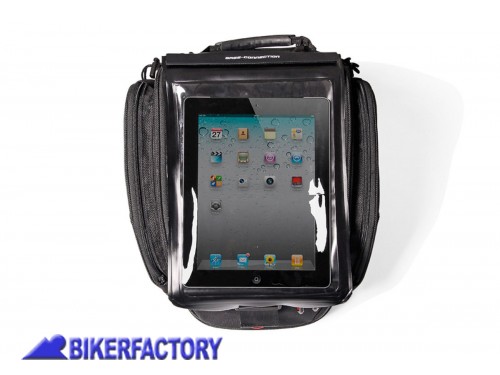 BikerFactory Custodia impermeabile SW Motech porta tablet per borse da serbatoio Quick Lock EVO BC TRS 00 151 10000 1019775