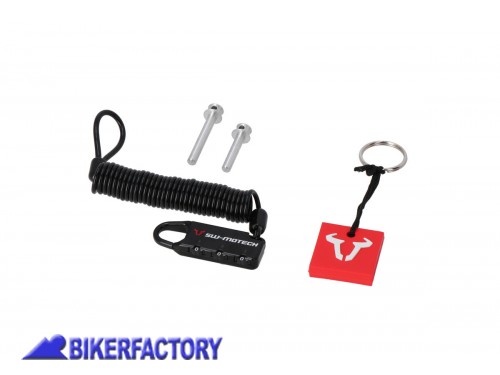 BikerFactory Kit antifurto EVO per borse da serbatoio SW Motech QUICK LOCK PRO EVO TRT 00 640 20001 1012871