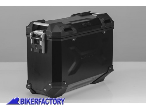 BikerFactory Borsa laterale moto in alluminio SW Motech TRAX ADVENTURE 37 lt colore nero verniciata a polvere lato DESTRO ALK 00 733 11000R B 1031280