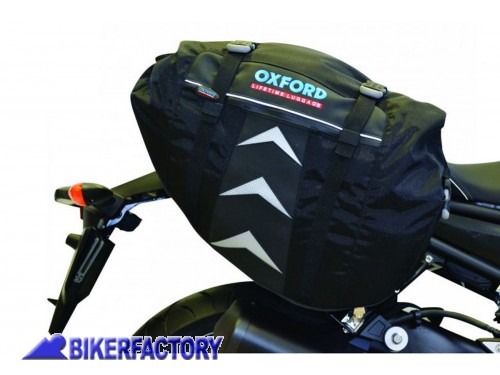 BikerFactory Coppia borse laterali a bisaccia per moto mod OXFORD RT40 Volume totale 80 lt OXF 00 OL350 1027991