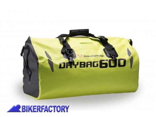BikerFactory Borsa posteriore impermeabile SW Motech DRYBAG 600 60 lt colore giallo neon BC WPB 00 002 10001 Y 1029775