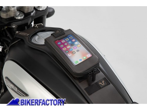 BikerFactory Kit cinghia fascia serbatoio e borsetta smartphone LA3 Legend Gear per TRIUMPH BC TRS 11 667 50000 1044198