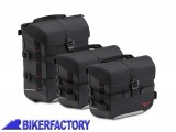 BikerFactory Kit borse SW Motech SysBag 10 15 10 colore nero antracite con cinghie incluse BC SYS 00 002 15000 1038703