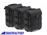 BikerFactory Kit borse SW Motech SysBag 15 15 15 colore nero antracite con cinghie incluse BC SYS 00 002 15300 1038705