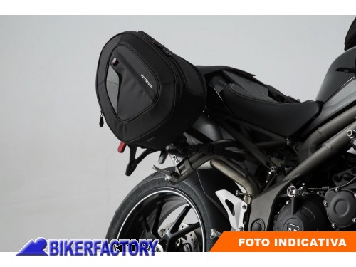 BikerFactory Kit borse laterali SW Motech PRO Blaze H per Ducati 848 Streetfighter 11 in poi BC HTA 22 740 30100 1045195
