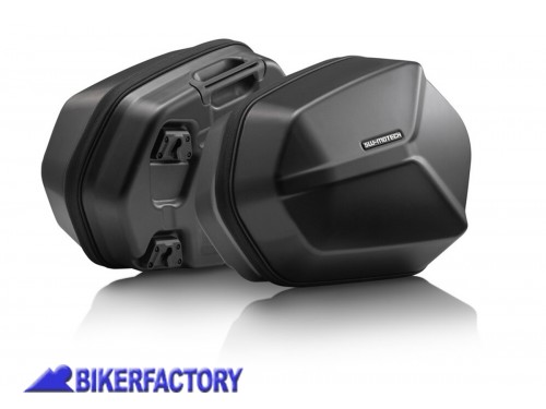 BikerFactory Kit borse laterali SW Motech per moto mod AERO completo per HONDA NC 750 X XD 20 in poi KFT 01 841 60100 B 1045845