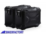 BikerFactory Kit borse laterali in alluminio SW Motech TRAX ADVENTURE 45 37 colore nero con telai PRO per Aprilia Tuareg 660 KFT 13 849 70000 B 9 1046545