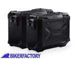 BikerFactory Kit borse laterali in alluminio SW Motech TRAX ADVENTURE 45 37 colore nero con telai PRO per BENELLI TRK 502 X KFT 19 806 70000 B 9 1045825