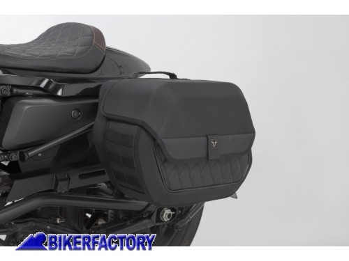 BikerFactory Kit completo Borsa laterale sinistra LH1 SW Motech e tealio x Harley Davidson Sportster S 21 in poi BC HTA 18 682 21300 1048287