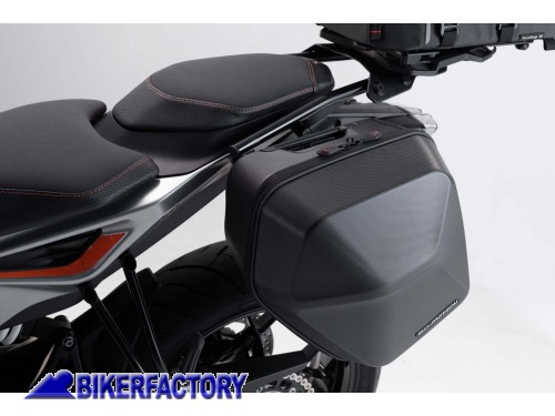 BikerFactory Kit completo borsa laterale SW Motech URBAN ABS Sx telaio laterale SLC Sx per KTM 790 Duke KTM 890 Duke R BC HTA 04 641 30000 B 1039127