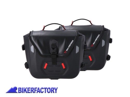BikerFactory Kit completo borse impermeabili SW Motech SysBag WP S S con telai SLC per BMW R nineT 14 in poi Pure 16 in poi Urban G S 16 20 BC SYS 07 512 31100 B 1050095