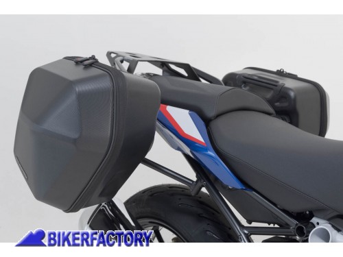 BikerFactory Kit completo borse laterali SW Motech URBAN ABS sx dx telai laterali SLC sx dx per BMW R 1200 R 14 18 e R 1250 R RS BC HTA 07 913 30001 B 1049190