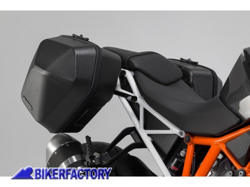 BikerFactory Kit completo borse laterali SW Motech URBAN ABS sx dx telai laterali SLC sx dx per KTM 1290 Super Duke R BC HTA 04 881 30000 B 1038369