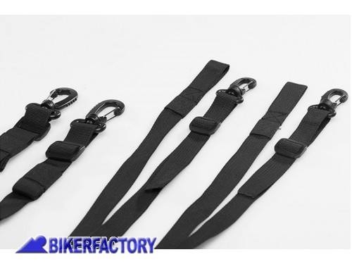 BikerFactory Kit cinghie per fissaggio borsa SW Motech DRYBAG 80 BC ZUB 00 068 30000 1027969
