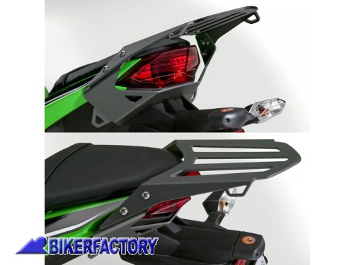 BikerFactory Portapacchi National Cycle in alluminio colore nero per Kawasaky Ninja 300 P9303 1037319