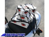 BikerFactory Rete elastica ragno colore nero per fissaggio bagagli moto PW 00 395 115 1043853