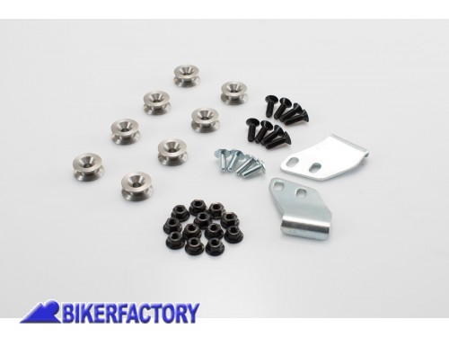 BikerFactory Kit adattatori funghetti SW Motech per montaggio borse TRAX su telai laterali PRO KFT 00 152 35100 1038941