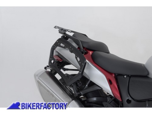 BikerFactory Kit telai laterali PRO SW Motech piastre portavaligie di aggancio sgancio rapido per Suzuki GSX1300R Hayabusa 20 in poi KFT 05 987 30000 B 1046528