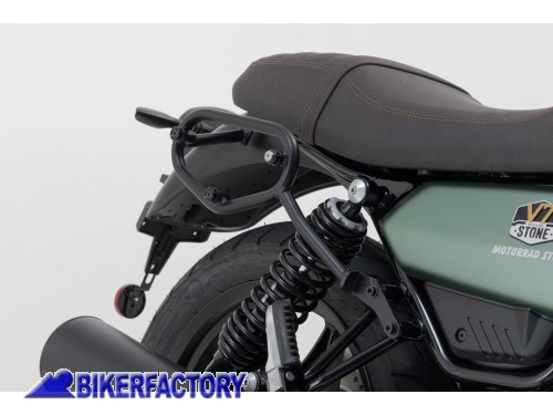 BikerFactory Telaietto laterale destro SW Motech SLC per Moto Guzzi V7 IV Special V7 IV Stone HTA 17 847 11000 1046327