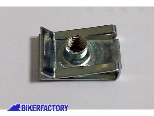 BikerFactory Kit 10 pz RICETTACOLI a molla fermaglio gabbiette metalliche in acciaio per fissaggio carena moto BKF 00 5001 1034550