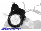 BikerFactory Schermo anteriore copri faro PYRAMID colore Black nero x DUCATI Scrambler PY22 250000B 1038230