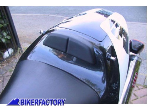 BikerFactory Poggiaschiena cuscinetto posteriore PYRAMID per modifica sella monoposto x HONDA VTR 1000 SP1 VTR 1000 SP2 PY01 11010 1032974