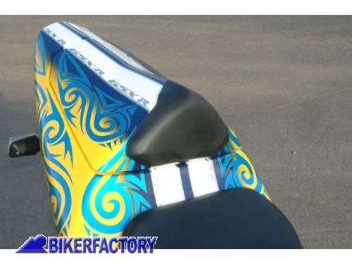 BikerFactory Poggiaschiena cuscinetto posteriore PYRAMID per modifica sella monoposto x SUZUKI GSX R 600 SUZUKI GSX R 750 PY05 10013 1033186