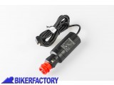 BikerFactory Adattatore SW Motech da spina accendisigari e o normal outlet a Mini USB 12V Cavo a spirale 100 cm EMA 00 107 10301 1024557