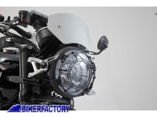 BikerFactory Cupolino in alluminio SW Motech colore argento per TRIUMPH Speed Twin 1200 18 in poi SCT 11 928 10000 S 1042748