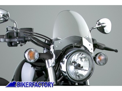 BikerFactory Cupolino parabrezza Flyscreen Mod N2554 001 National cycle Fum%C3%A8 chiaro alt 21 6 cm larg 23 5 cm N2554 001 1044312