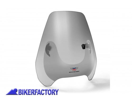 BikerFactory Cupolino parabrezza screen Deflector Screen DX National Cycle regolabile Fum%C3%A8 fissaggio QuickSet per manubri %C3%98 22 mm Alt 35 5 cm larg 38 1 cm N25041 1043662