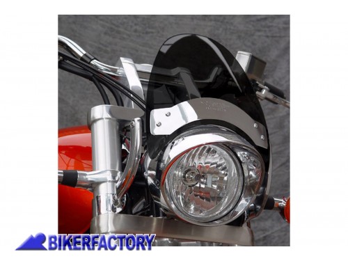 BikerFactory Cupolino parabrezza screen Flyscreen Mod N2537 National Cycle alt 21 6 cm larg 23 5 cm Fum%C3%A8 N2537 1001777