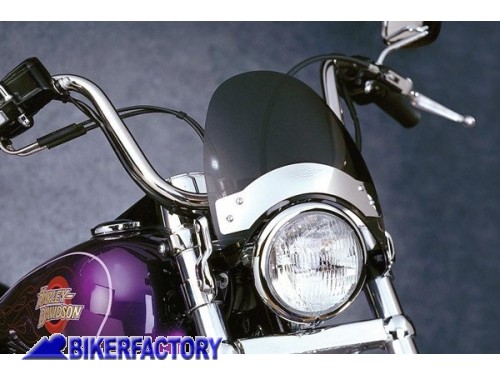 BikerFactory Cupolino parabrezza screen Flyscreen mod N2531 National cycle alt 21 6 cm larg 23 5 cm Fum%C3%A9 N2531 1001771