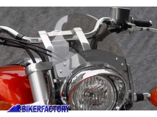 BikerFactory Cupolino parabrezza screen Flyscreen mod N2532 N2533 National Cycle alt 21 6 cm larg 23 5 cm Scegli il colore 1001011