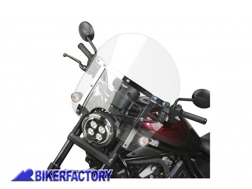 BikerFactory Cupolino parabrezza screen Low Boy Heavy Duty National Cycle Alt 40 6 cm Largh 47 6 cm ca N2221 1001241